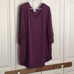 DANSKIN NOW 3/4 sleeve super soft shirt, size 2X
